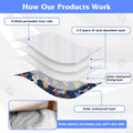 5 Pack Dog Diapers Male, High Absorbing Dog Wraps, Belly Bands for Male Dogs with Incontinence or Frequent Urination, Wa