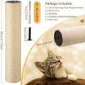2 Root Cat Scratching Post Replacement 17.72x3.54 Cat Tree Scratch Post Replacement Natural Sisal Pole Cat Scratch Post 