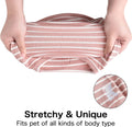 Koneseve Dog Shirt Vest Lightweight Stretchy Dog T-Shirts Soft Cool Shirts Sleeveless Stripe Vests Breathable Clothes for Puppy Kitty Cats Small Medium Large Dogs 2 Pack Pink + Green [ L/Large ]