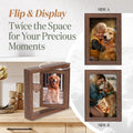X-partner 4×6 Pet Memorial Photo Frame – Keepsake Remembrance Sympathy Gift for Loss of Dog or Cat – No Longer By My Side But Forever In My Heart – Loving Memory Picture Frame for Pets
