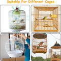 Adjustable Bird Cage Seed Catcher, Black Bird Cage Net Birdcage Cover Skirt Nylon Mesh Netting, Stretchy Birds Cages Gua