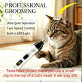 RGIMF Upgraded Dog Nail Grinder Quiet, Professional Cat & Dog Nail Trimmers, 2-Speed Silent Pet Nail Grinder and Painless Paws Grooming, Suitable for Small Medium Pets (2 Replacement Head)