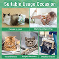 Pet Soft Disposable Cat Diapers - Diaper for Female & Male Cats, Puppy Doggie Diapers for Female Dogs with Adjustable Fo