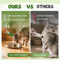 PETTERM Cat Hairball Remedy Powder & Food Topper - Petroleum-Free Digestion Support with 6B Probiotics & Slippery Elm - Mess-Free Paste Alternative for Indoor Cats, 30 Sachets