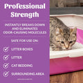 SKOUT'S HONOR Cat Litter Box Deodorizer Spray - Professional Strength, Instantly Breaks Down and Destroys Offensive Odors, Effectively Neutralizes Feline Pheromones, Eco-Friendly, Cruelty-Free, 35 oz