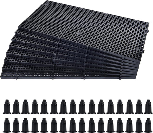 ALEGI Plastic Grid Divider Tray Egg Crate Louvre Aquarium Fish Tank
