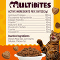 MULTIBITES 7.76 oz Collagen Bites for Cats - Cat Collagen Supplements with Glucosamine, Taurine & Omega 3 - Joint Health,Skin Coat & Immune Support - Pet Vitamins and Supplements