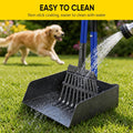 Pooper Scooper for Dogs Heavy Metal Duty Long Handle Rake, Spade & XL Tray