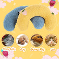 Novabright 2 Pcs Pillow for Cats and Dogs Little Cat Calming Pillow