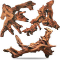 Hamiledyi Aquarium Driftwood 3PCS Natural Trunk Driftwood Assorted Branches 8-12" Reptile Wood Decor Terrarium Ornament 