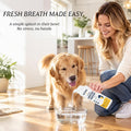 Dental Water Additive for Dogs & Cats - Fresh Breath, Teeth & Gum Care, No Brushing Required, Professionally Formulated 