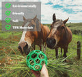 Goat Feeder Hanging Feeding Toy,Horse Treat Hay Feeder Toy, Durable TPR Feeding,for Horse Goat Sheep Relieve Stress,Stre