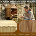 Gold Standard Chicken Nesting Box for Laying Eggs, 3 Pack Wooden Nesting Box for Chickens, Farm House Series Laying Boxe