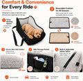 Center Console Dog Car Seat for Small Dogs up to 12 lbs
