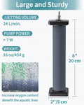 Pawfly Aquarium 8 Inch Air Stone Cylinder for Larger Air Pump Bubble Diffuser Release Tool for Outdoor Pond Garden Circu