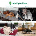 Furhaven Waterproof Throw Blanket for Dogs & Indoor Cats, Washable - Shaggy Plush Calming Long Faux Fur & Velvet Dog Bla