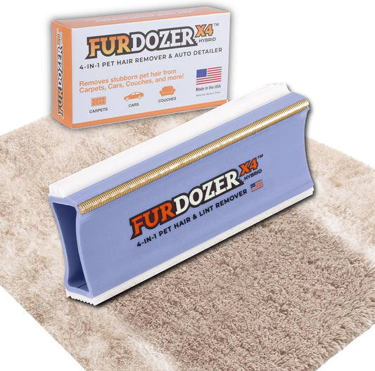 Neater Pet Brands FurDozer X4 Hybrid Pet Hair Remover for Furniture & Car