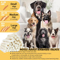 ASMPET Dog Treats Chews, Chicken Wrapped Rawhide Sticks Dog Snacks for Training Rewards (20 pcs 10.6 oz)