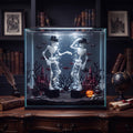Dancing Skeleton Aquarium Bubbler with Hat & Sunglasses (1 Pack)
