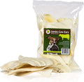 PET MAGASIN Premium Natural Jumbo Cow Ears - Peanut Butter Flavored 12-Pack Dog Treats, Long-Lasting Super Chew, FDA Reg