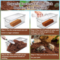 Legigo 4 Pack Coconut Fiber Substrate, Natural Coco Coir Reptile Bedding