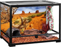 AWERT 36x18 in Terrarium Backdrop Orange Desert Reptile Habitat Background