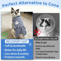 Snugrance Cat Recovery Suit Spay Neuter Onesie After Surgery Female, XS