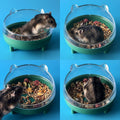 Hamster Bathtub,Hamster Sand Bath,Hamsters Bathroom,Sand Bath Container,Toilet for Dwarf Hamsters,Gerbils,Mice and Small