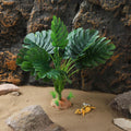 IBWell Reptile Plants - Tortoise Habitat Accessories, Artificial Spider Plant for Gecko, Ball Python, Terrarium Decor - 