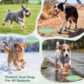Haloumoning Dog Shoes Waterproof Non-Slip Booties for Small Medium Dogs