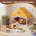Guinea Pig Hammock with Stand,Hamster Hideout House