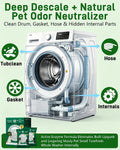 Pet Hair Dissolver for Washing Machine Cleaner-2 Sachets,96.7% Dissolution