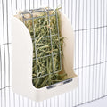 CalPalmy Hay Feeder for Rabbits, Guinea Pigs, and Chinchillas - Minimize Waste and Mess with 5.5" x 3.5" x 7.4" Hanging 