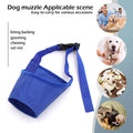 Parts Express Dog, Soft Anti-Biting Barking Chewing, Breathable Waterproof Adjustable for Small Medium Dogs,Blue (S)