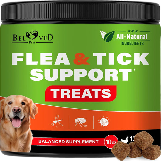 Flea and Tick Prevention Chewable Pills for Dogs - Revolution Oral Flea Treatment for Pets - Pest Control & Natural Defe