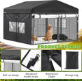 Oxford Cloth Kennel Cover Waterproof PVC Window