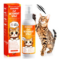 Cat Deterrent Spray to Stop Scratching Furniture- Natural No Scratch Spray for Cats with Plant-Based Citrus & Rosemary Formula- Anti Scratch Indoor Outdoor Protection for Sofa, Carpet, Plant, 100 ML