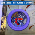 Multi-Functional Betta Hammock Feeding Bed - Floating or Suction Cup Mount, Adjustable Resting Spot & Hideout for Betta 