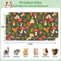 2 Pack Washable Guinea Pig Cage Liner, Reusable Guinea Pig Mat, Waterproof Super Absorbent Pee Pads for Small Animals