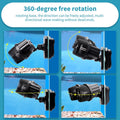 hygger 2100GPH Double Head Aquarium Wave Maker, Quiet 5W Aquarium Circulation Pump, with Strong Magnetic Suction Base, 3