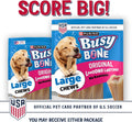 Purina Busy Stuf'd Medium Long-Lasting Dog Chews, Real Beef, 21 ct Pouch