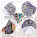 Eccliy 8 Pcs Horse Tail Bag Breathable Guard Stretchy 22" Slip on Horse Care Tail Wrap 2 Strand Closure Straps Grooming 