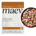 Maev Human-Grade Fresh-Frozen Beef Dog Food, Hip & Joint Formula | High-Protein, Grain-Free, Whole Ingredient Raw Food for Dogs | Complete & Balanced Meal or Topper | Made in USA | 5 lb