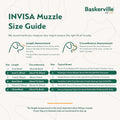 Baskerville INVISA Basket Dog Muzzle | Size