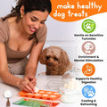 Deluxe New Puppy & Dog Gift Basket for Puppies, Adopted Dogs & Small Family Dogs - Dog Lick Mat, Chew Toys, Squeaky Toys