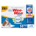 Four Paws Wee-Wee Odor Control with Febreze Freshness Pee Pads for Dogs & Puppies, Leak-Proof Dog Housebreaking Potty Training Floor Protection, Spring Fresh Scent, 22" x 23", 50 Count