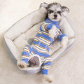 Dog Surgery Recovery Suit, Four-Leg Long Sleeve Dog Onesie