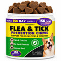 Creimpdoty Flea and Tick Prevention Chews for Dogs, Natural Soft Chew Supplement, Oral Flea Supplement for Dogs, Nutritional Supplements - All Breeds & Ages - 150 Count (Chicken)