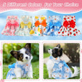 Saintrygo 5 Pieces Floral Dog Dress Cute Dog Skirt Pet Dresses Pet Clothes Dresses Cat Princess Bowknot Clothes Puppy Outfits for Yorkie Puppy Cat, 5 Styles(Cute Style,X-Small)