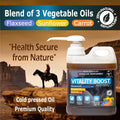 Equine & Horse Oil Supplement 3 Natural Oils Flaxseed Sunflower Carrot Omega 3 6 9 Vitamin E Silky Coat & Hoof Digestion